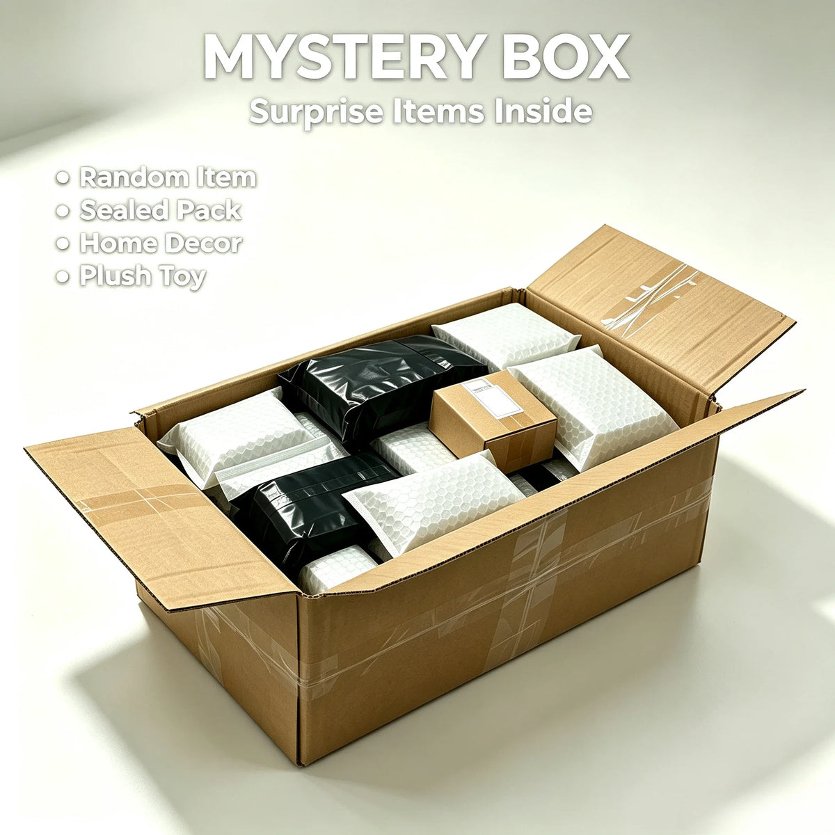 Lucky Mystery Box – Random Surprise Items | Thrilling Unboxing Experience