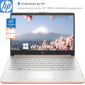 Rose Gold HP 14" Business Laptop, Intel Celeron