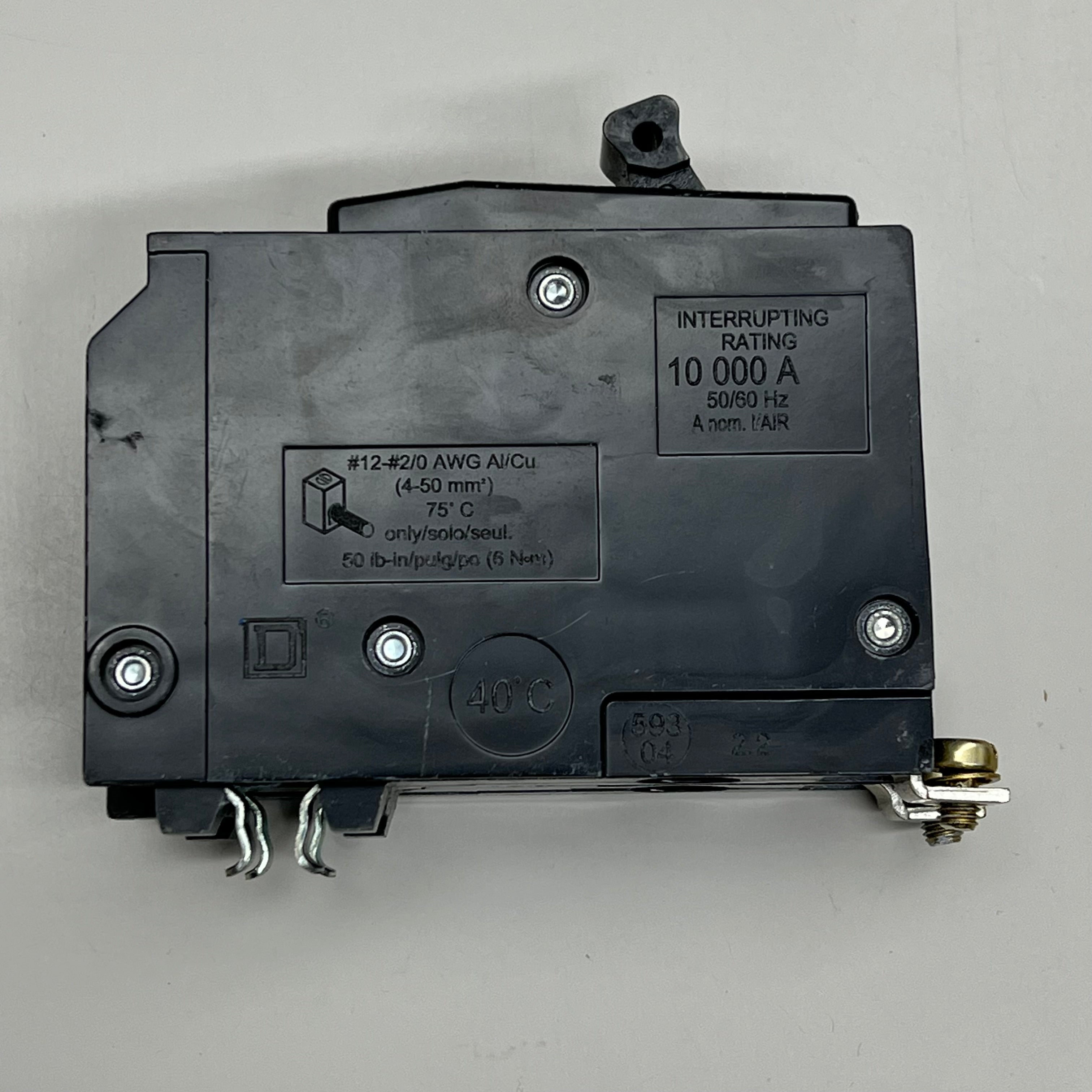 SQUARE D 100Amp Circuit Breaker Bolt-On 2 Pole 240 Volt QOB2100