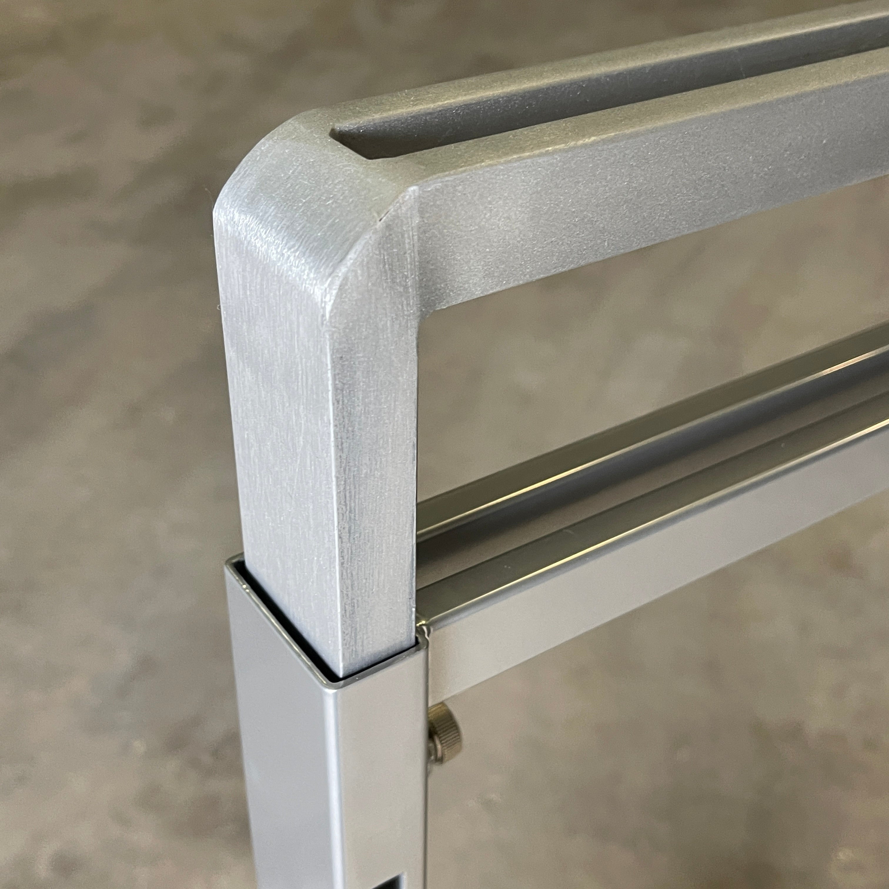 ARTITALIA GROUP Rolling Stainless Double Sided Store Display Stock Rack 24"W WF2569 (New)