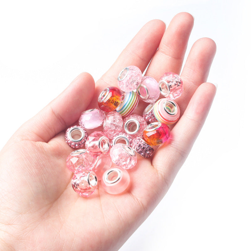 Cartoon Pink Set DIY Handmade Jewelry Children's Bracelet Women's Exquisite Gift Box Gift Bracelet