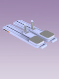 Split type healthy belly plate healthy belly wheel automatic rebound abdominal muscle wheel training tool