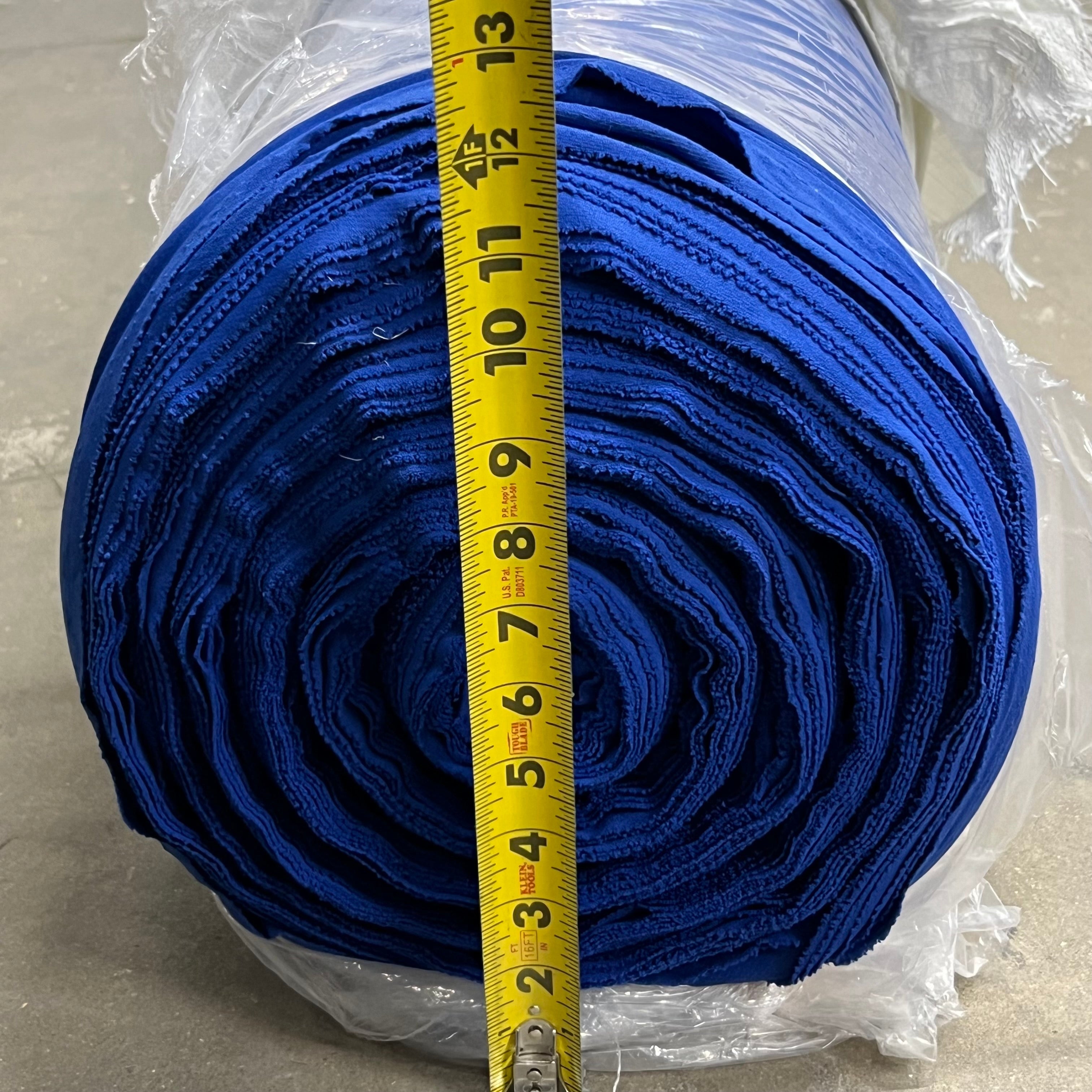 Polyester Knit AM/AM Treatment 60" W x 118 yards L Royal Blue (NEW)