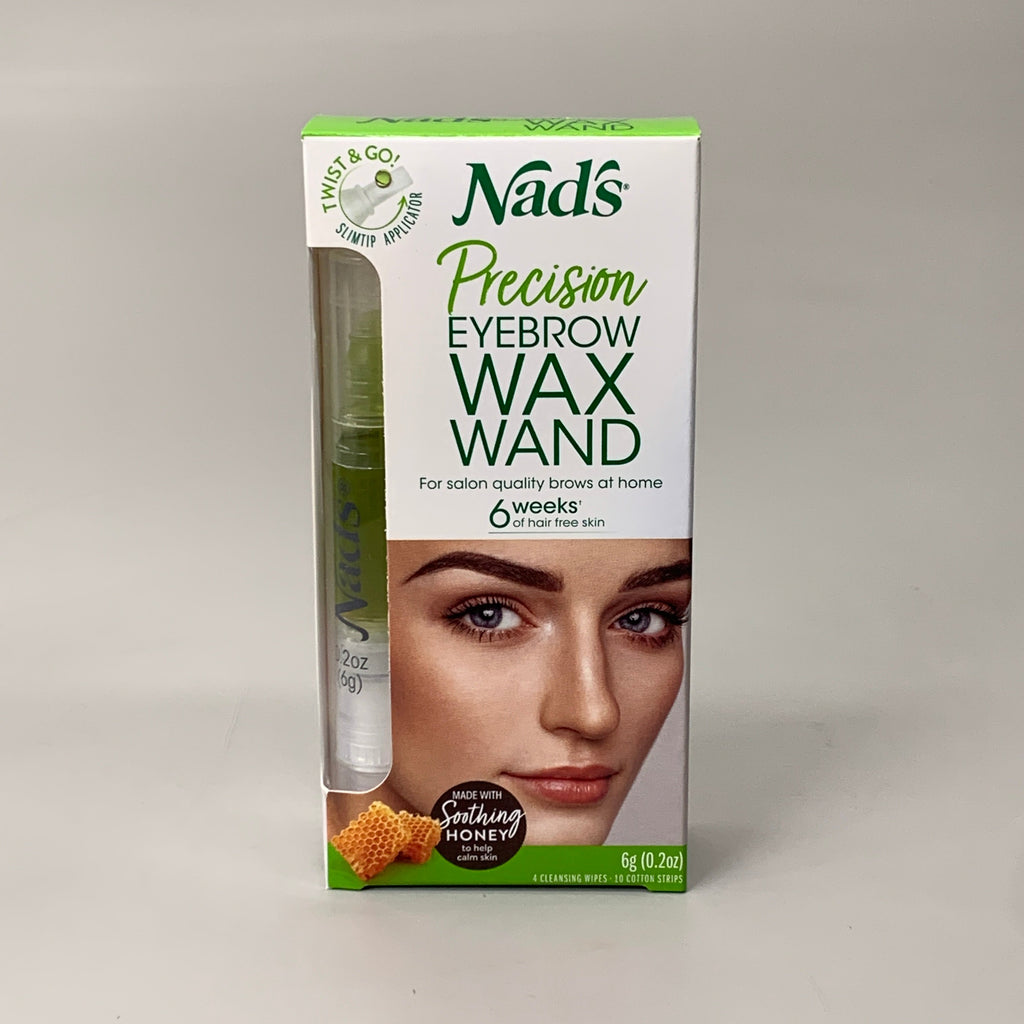 NADS Precision Eyebrow Wand Waxing Kit Soothing Honey 0.2oz 0677EN06