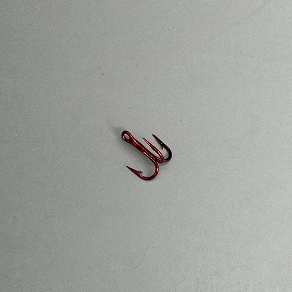 EAGLE CLAW (3 PACK) 3X Treble Regular Round Bend Hook Red #12 20pc L934RDT-12