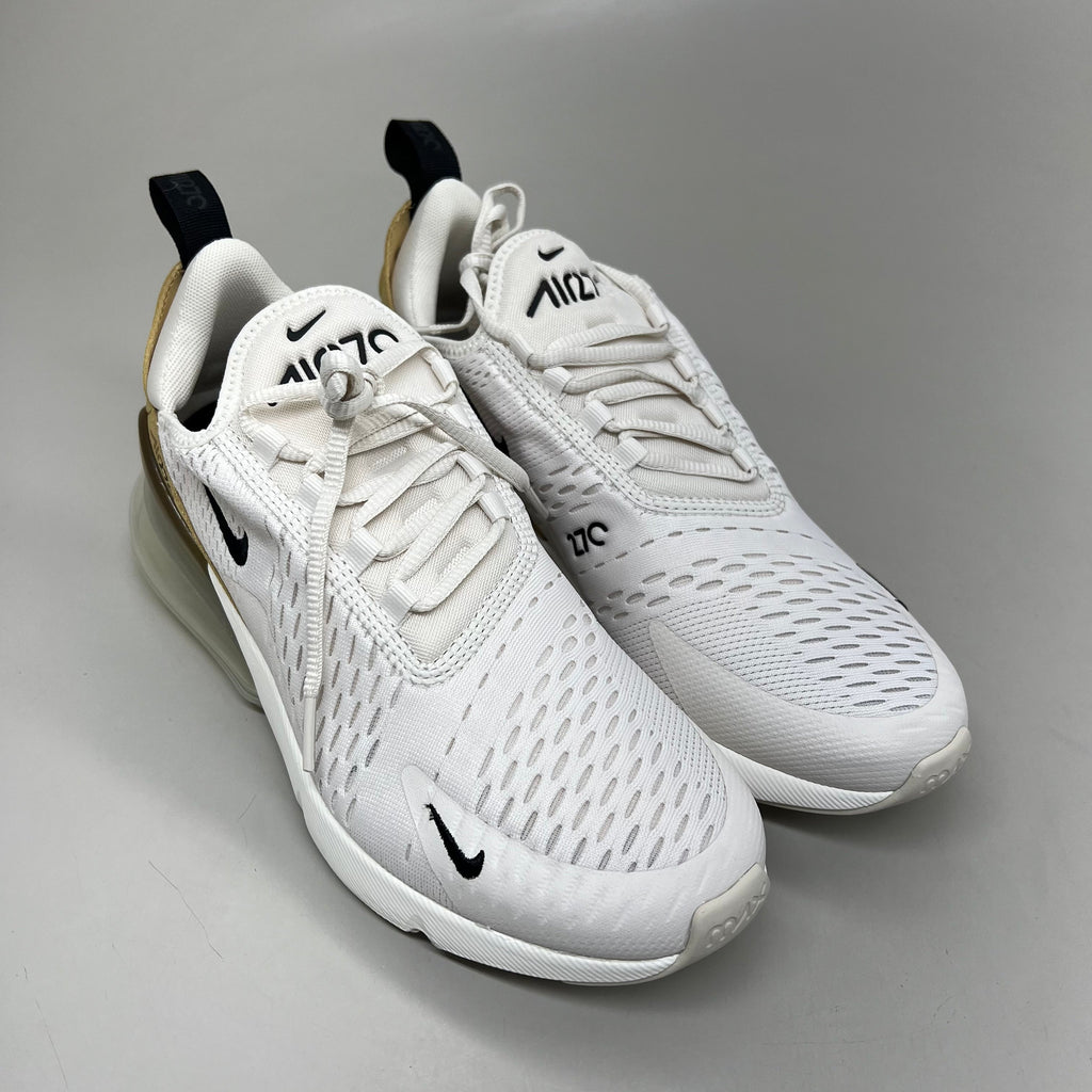 NIKE W Air Max 270 Mesh Sneakers Women's Sz 8 White Gold DZ77736 001 New Other