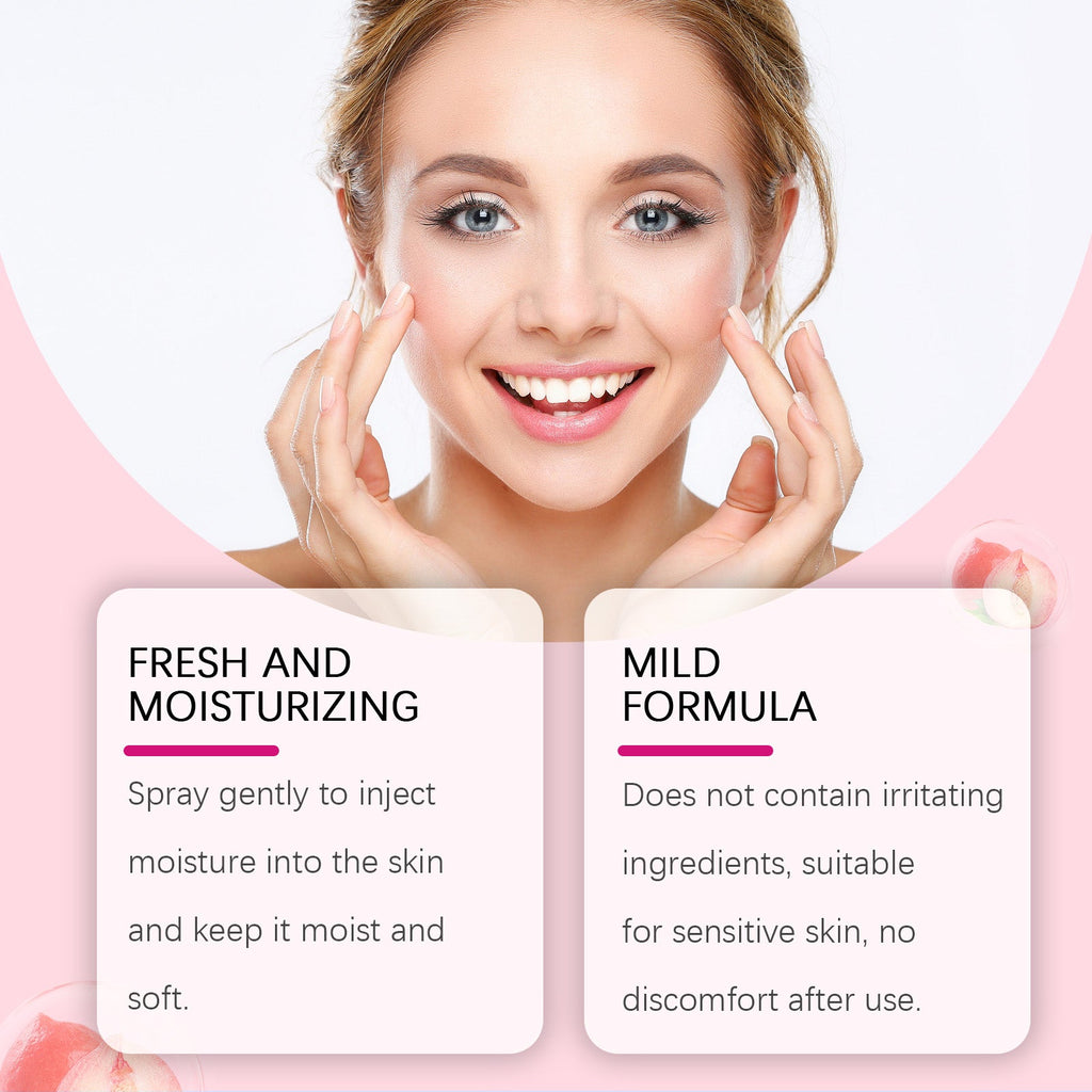 OUHOE Lactic Acid Facial Spray, Gently Moisturizing, Refreshing And Brightening Skin Tone Nourishing Facial Hydrating Treatment Spray