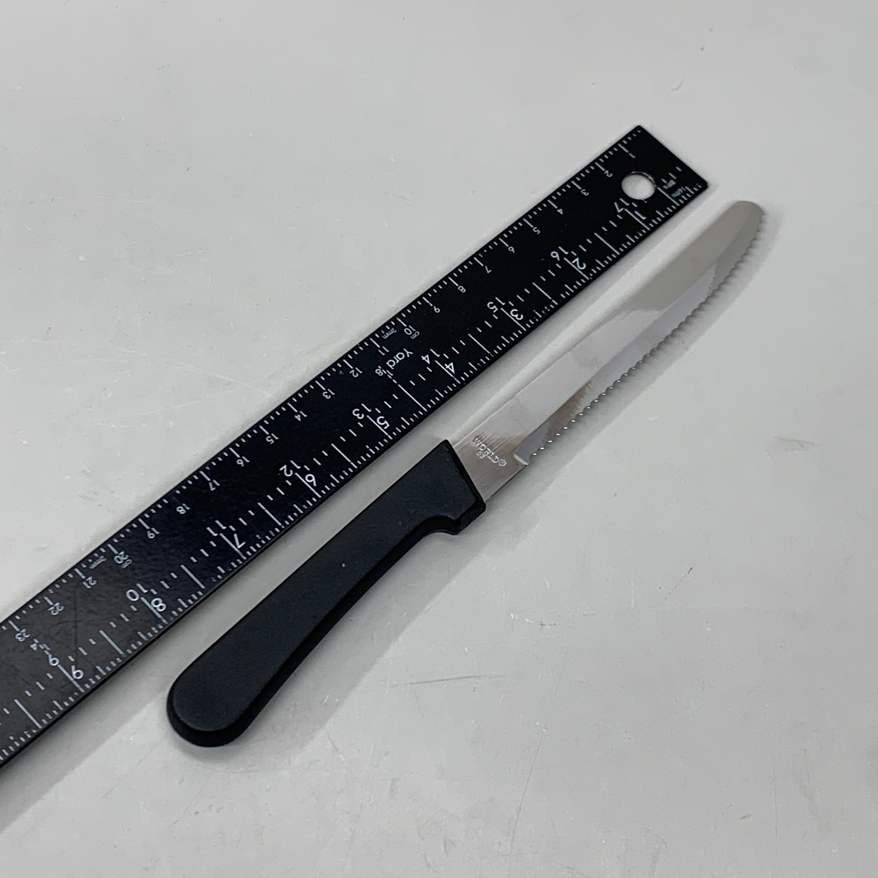 WORLD TABLEWARE (2 PACK) 24 Total Round Tip 8-3/4" Steak Knifes 201 2702