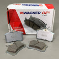 WAGNER OEx Premium Ceramic Disc Brake Pad Set 3 1/2" x 2" Grey OEX1017
