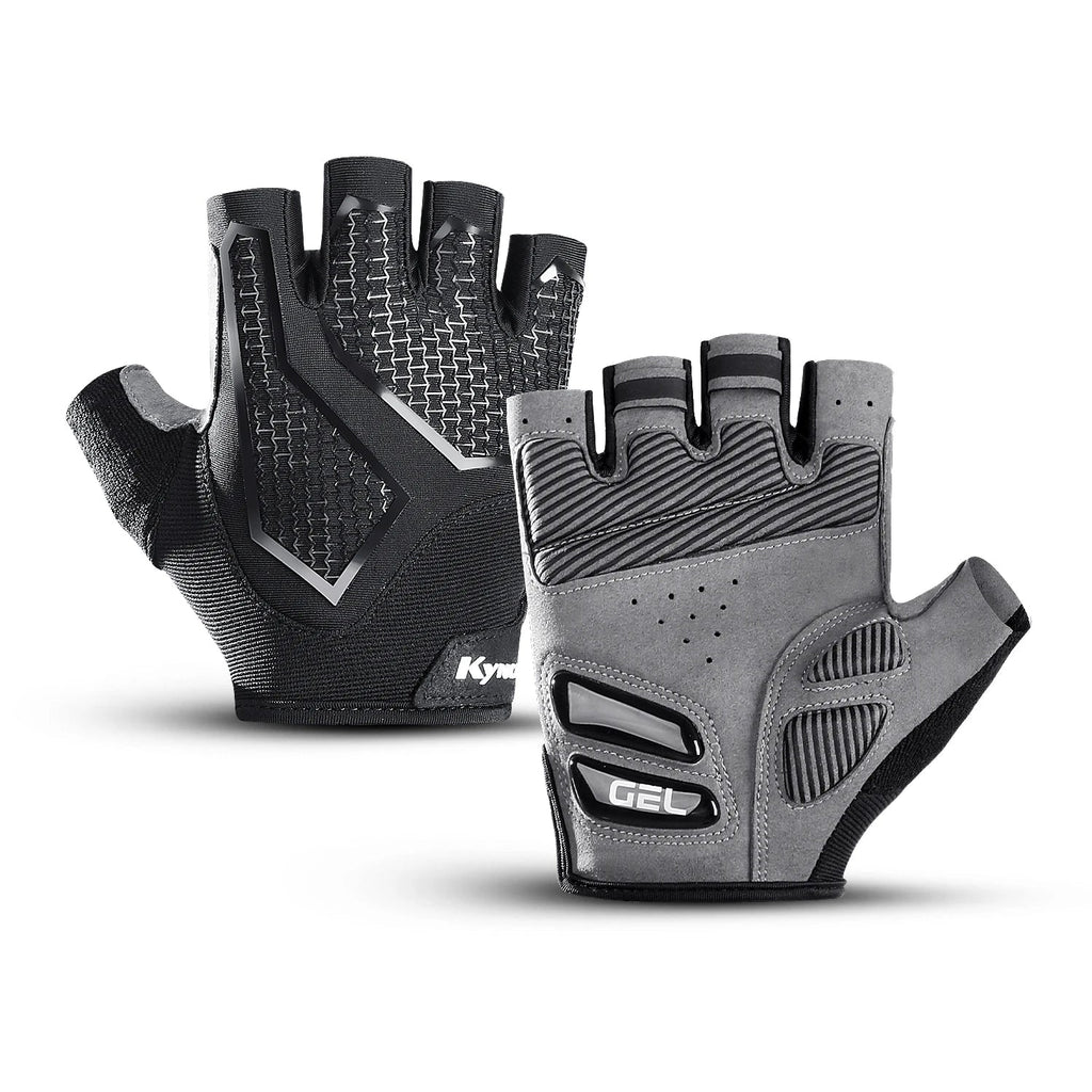 Half finger cycling gloves for men and women liquid silicone shock-absorbing and breathable sports bike fitness gloves