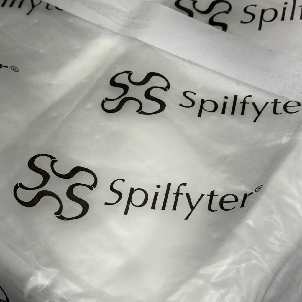 SPILFYTER OS-100 16”x18” Oil Only Absorbent Pads Pack of 100 White