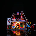 Building block lighting compatible with LEGO winter Christmas series 10267 gingerbread house LED remote control lighting