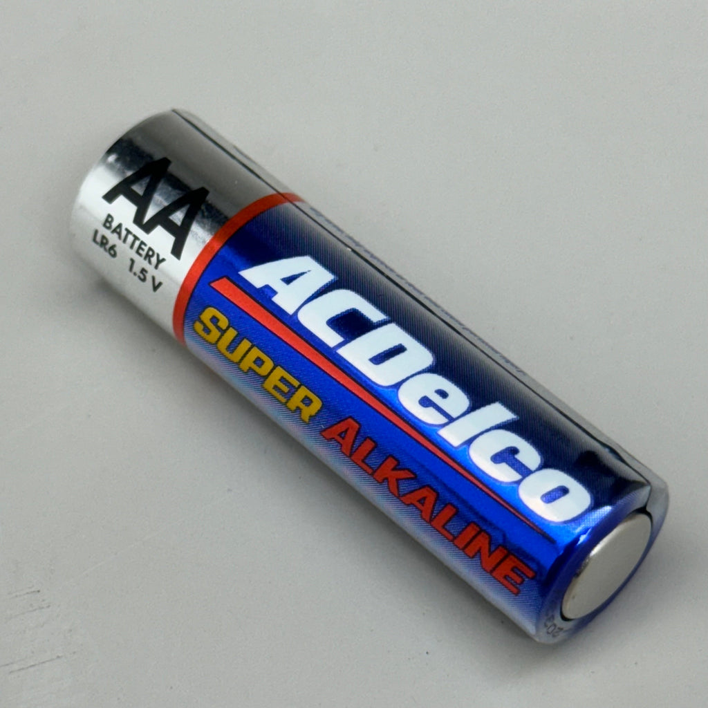 ACDELCO (5 PACK, 5 BATTERIES EACH) Alkaline Batteries AA 2”Lx1/2”W Gray/Blue