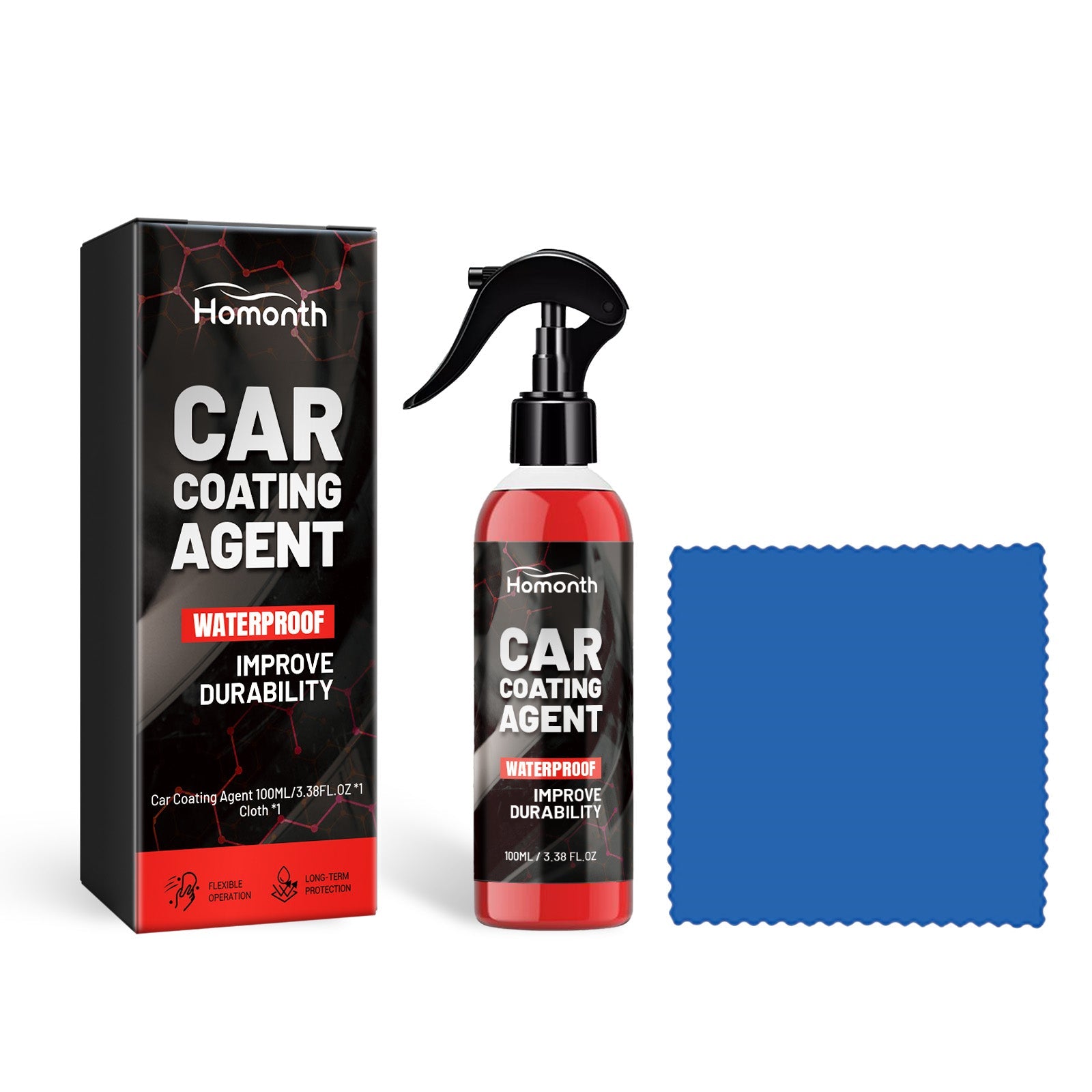 Car Coating Agent, Car And Car Paint Multi-Purpose Renovation Clean Plating Crystal Coating Maintenance And Repair Spray