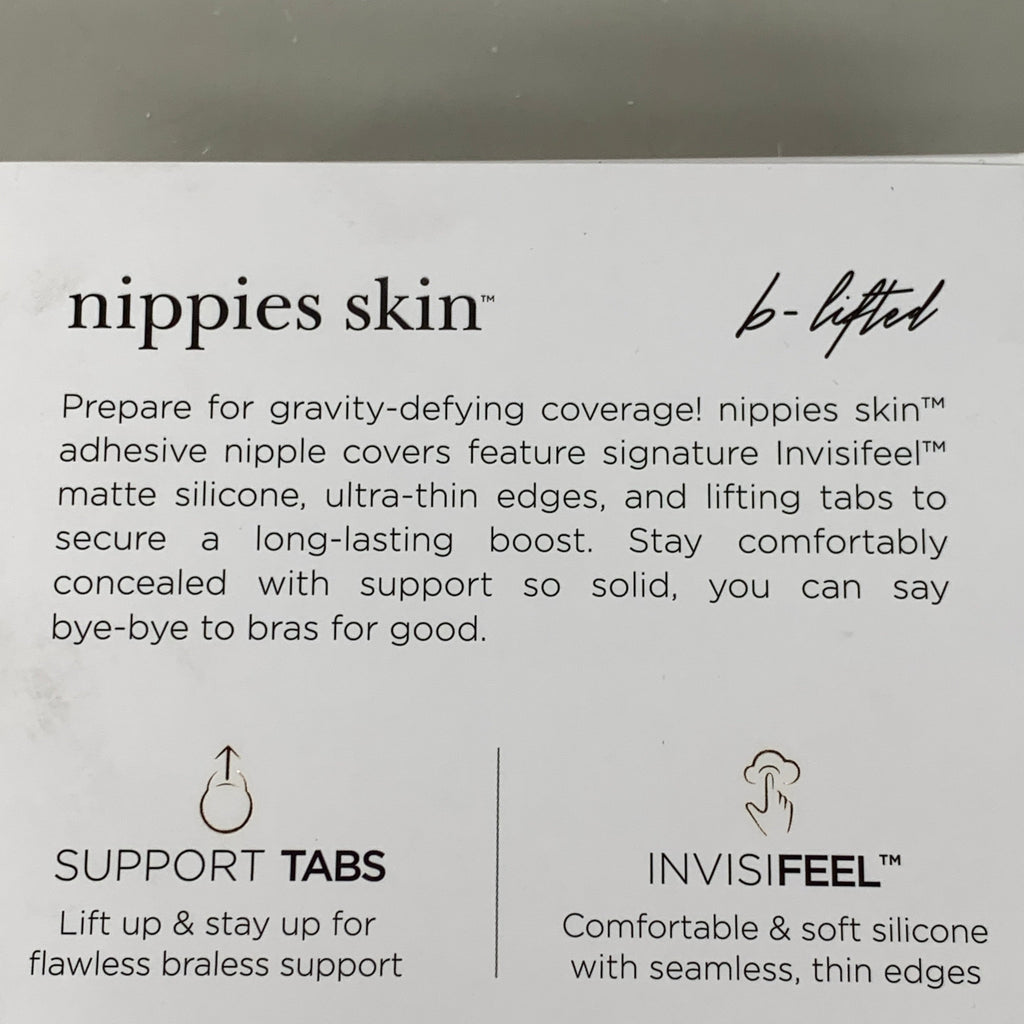 NIPPIES SKIN Lift Nipple Cover Matte W/ Nipple Covering Creme 1 Pair