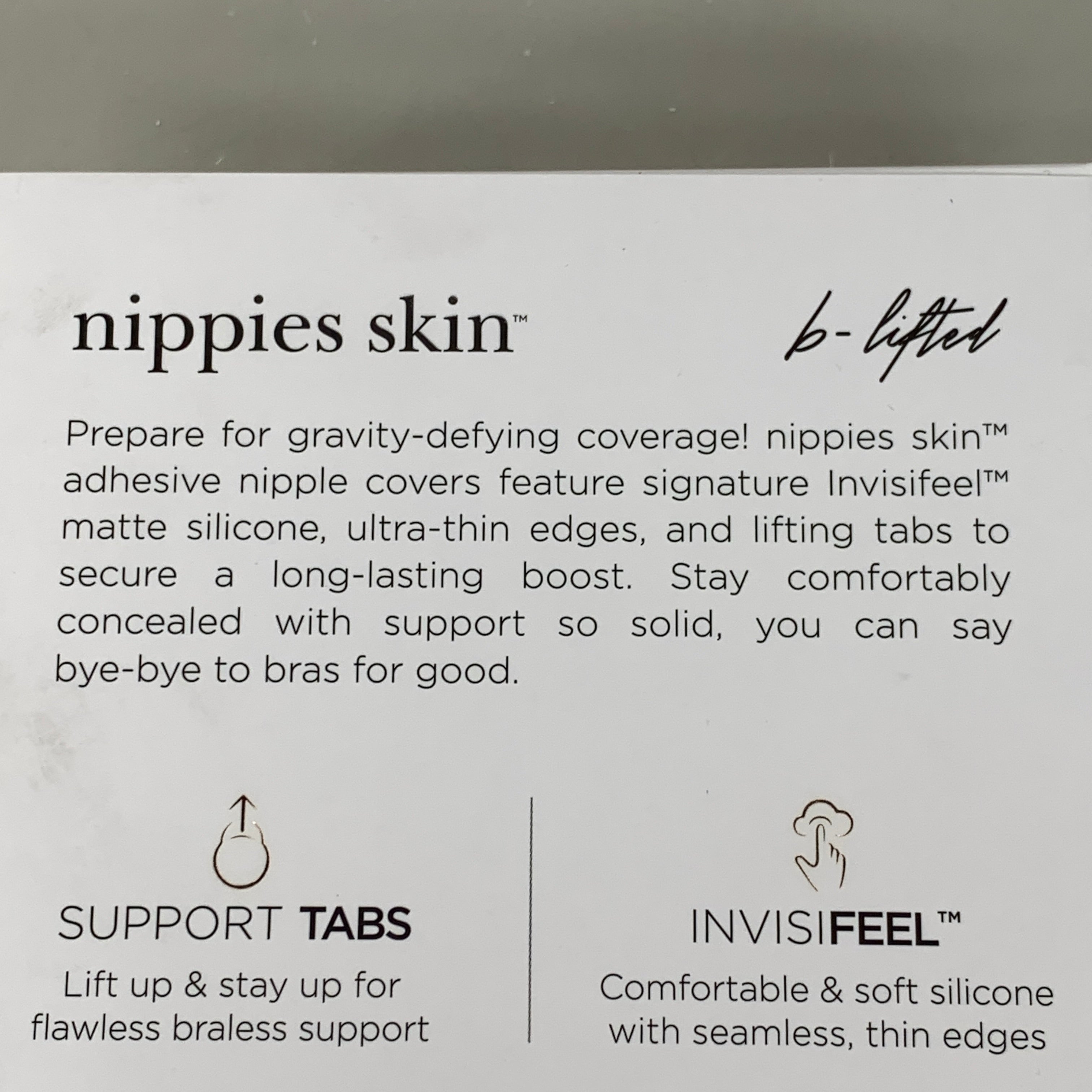 NIPPIES SKIN Lift Nipple Cover Matte W/ Nipple Covering Creme 1 Pair