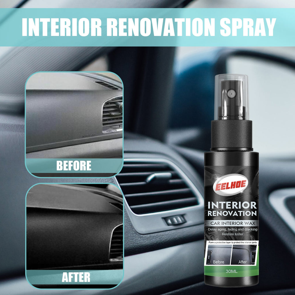 Automotive Interior Repair Spray, Clean Interior Leather Maintenance Spray Car Interior Refurbishment Spray