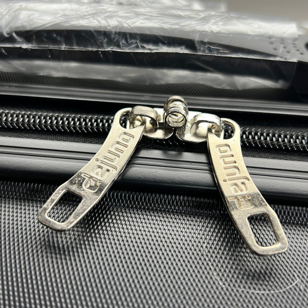 DEJUNO (3 PACK) Light Weight Expandable Spinner Rolling Suitcase Set BLACK 2207DJBF