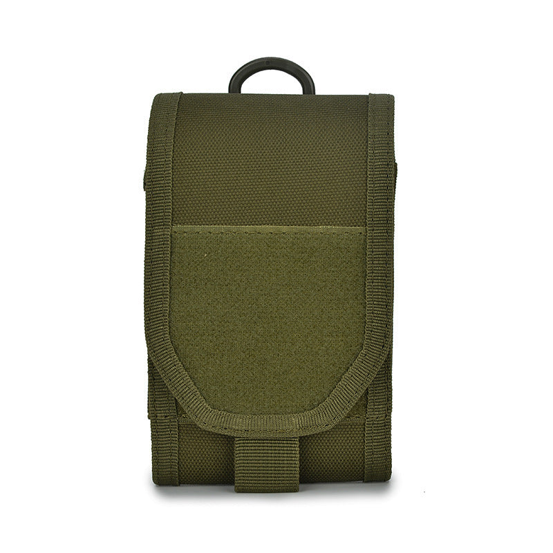 Tactical mobile phone waist bag, belt hanging bag, 6-inch waterproof mobile phone bag, multifunctional tactical accessory bag