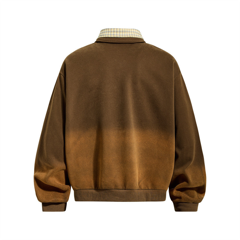 Hanging dye gradient hoodie