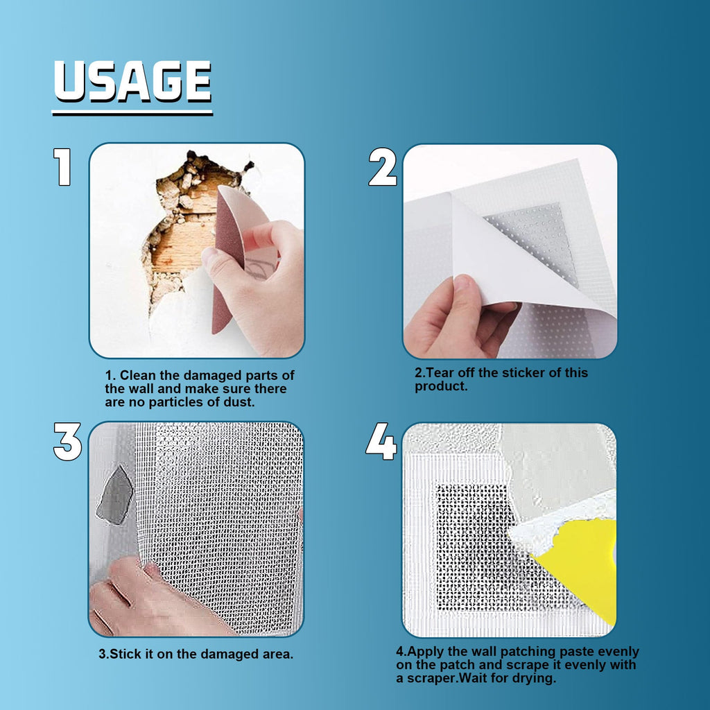 Wall Leak Fill Repair Plaster Set Home Wall Repair Cover Stain Reconditioning Paint