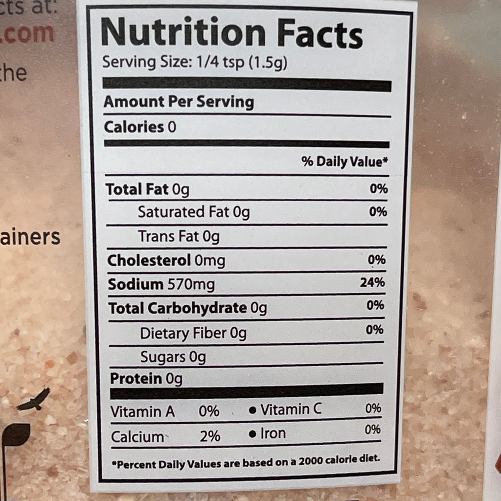 THE SINGLE ORIGIN FOOD CO (6 PACK) Pink Himalayan Salt Tub (course) 20 oz/each BB 11/26