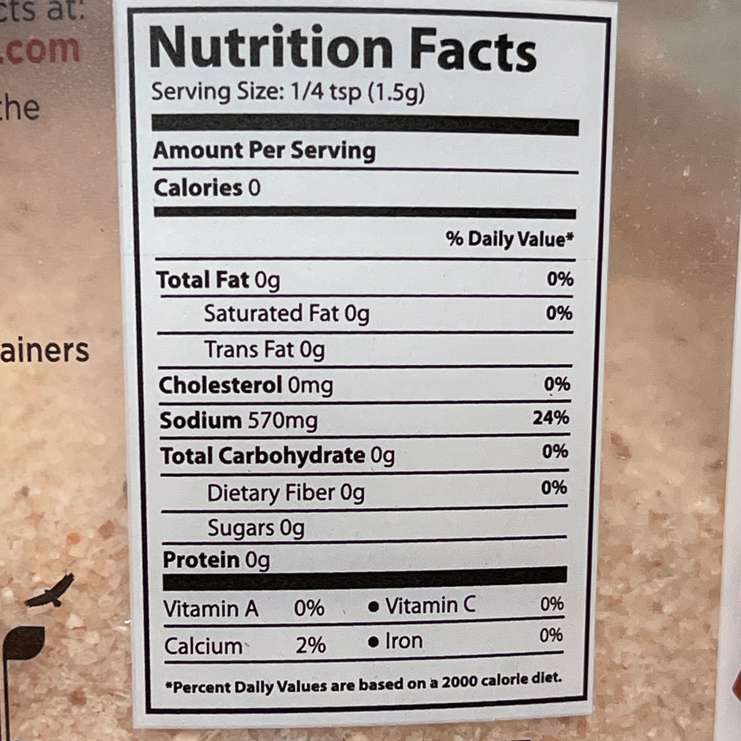 THE SINGLE ORIGIN FOOD CO (6 PACK) Pink Himalayan Salt Tub (course) 20 oz/each BB 11/26
