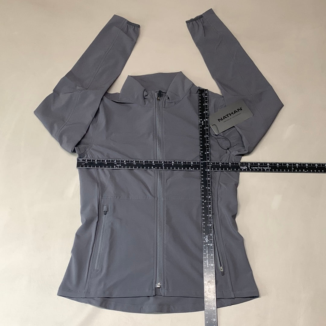 NATHAN Vamos Track Jacket Women's Sz XS Dark Charcoal NS50040-80078-XS (New)