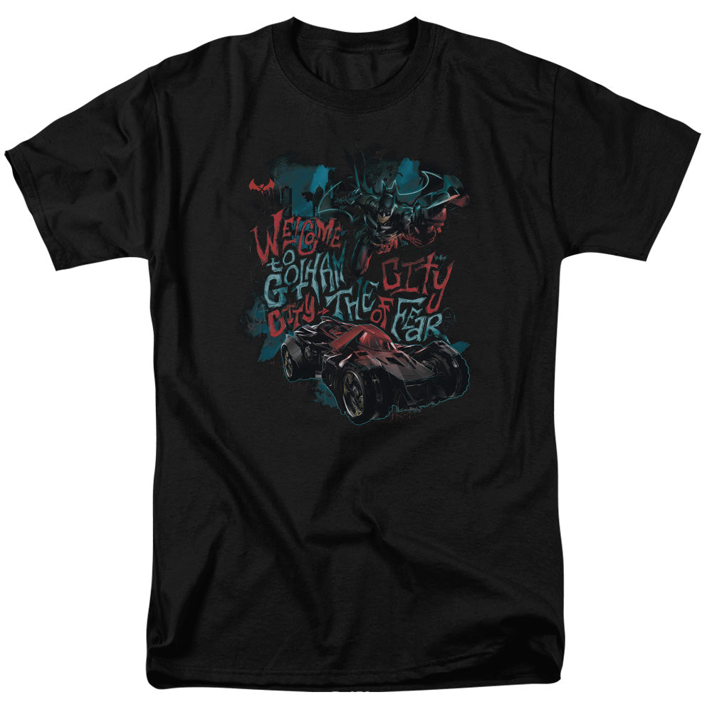 Batman Arkham Knight City Of Fear Mens T Shirt Black Officially Licensed