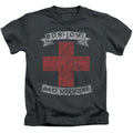 Bon Jovi Bad Medicine Juvenile Kids Youth T Shirt Charcoal