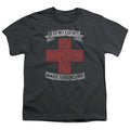 Bon Jovi Bad Medicine Kids Youth T Shirt Charcoal