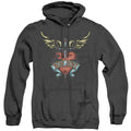 Bon Jovi Daggered Heather Mens Hoodie Black