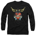 Bon Jovi Daggered Mens Long Sleeve Shirt Black Officially Licensed