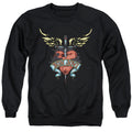 Bon Jovi Daggered Mens Crewneck Sweatshirt Black Officially Licensed