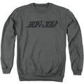 Bon Jovi New Logo Mens Crewneck Sweatshirt Charcoal Officially Licensed