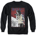 Bon Jovi 86 Tour Mens Crewneck Sweatshirt Black Officially Licensed