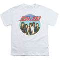 Bon Jovi Bon Sphere Kids Youth T Shirt White