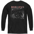 Bon Jovi Slippery Cover Long Sleeve Kids Youth T Shirt Black