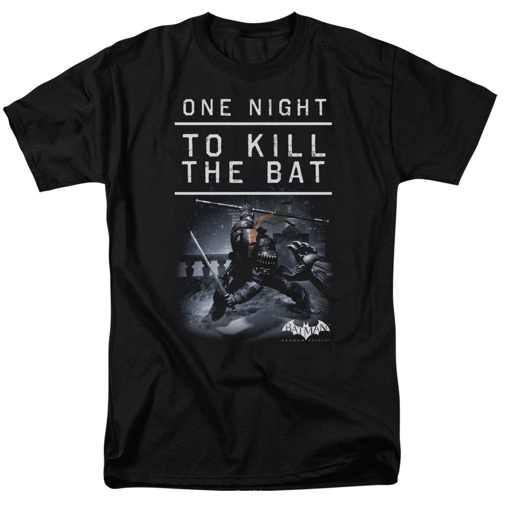 Batman Arkham Origins One Night Mens T Shirt Black Officially Licensed
