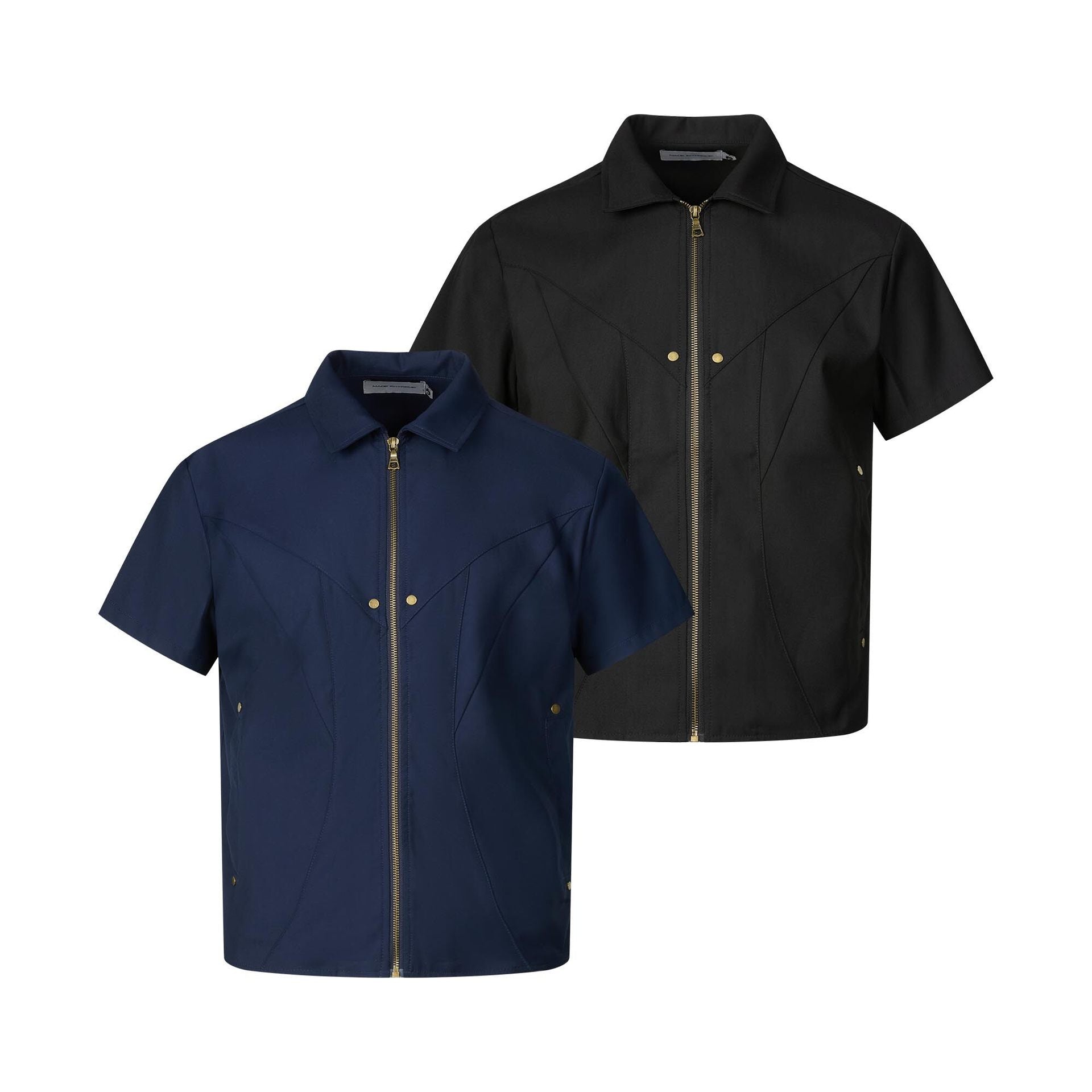 Short sleeved shirt men's loose shirt