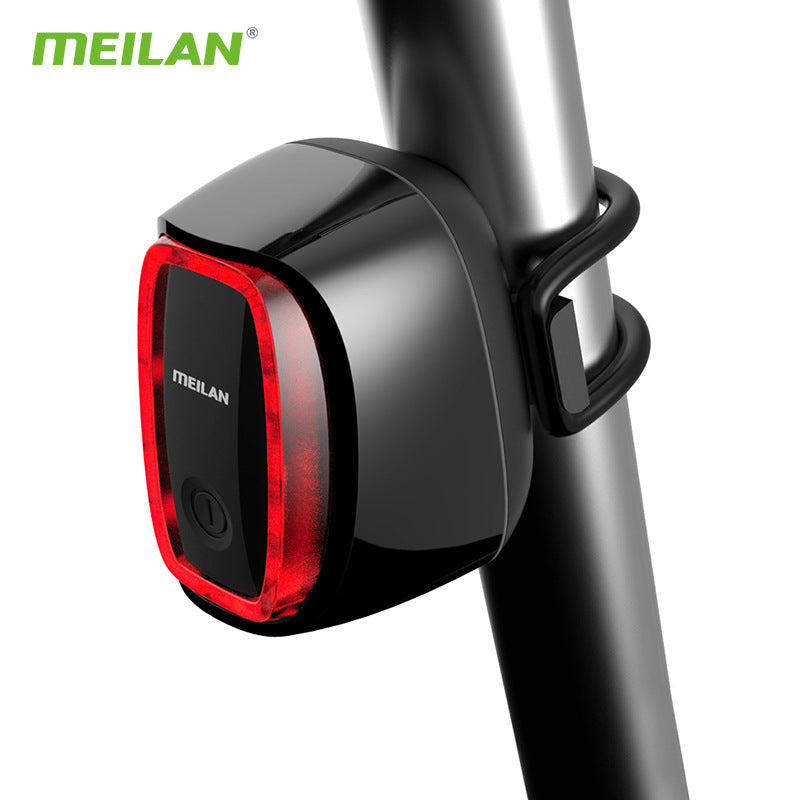 Bicycle Intelligent Brake Tail Light X6 Brake Induction 7-Speed Flashing Riding Warning Night Riding Light
