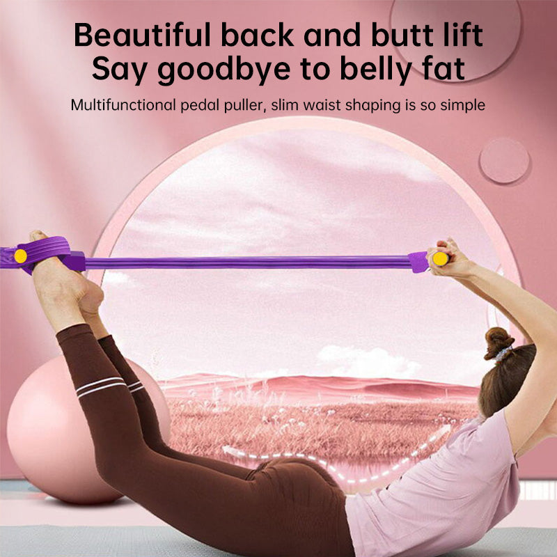 6-in-1 Multifunctional Resistance Band Set for Full Body Workout