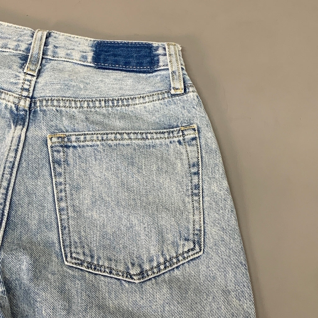 ETICA Tyler Vintage Straight Crop Jeans Pebble Beach Size 24 EW182114A