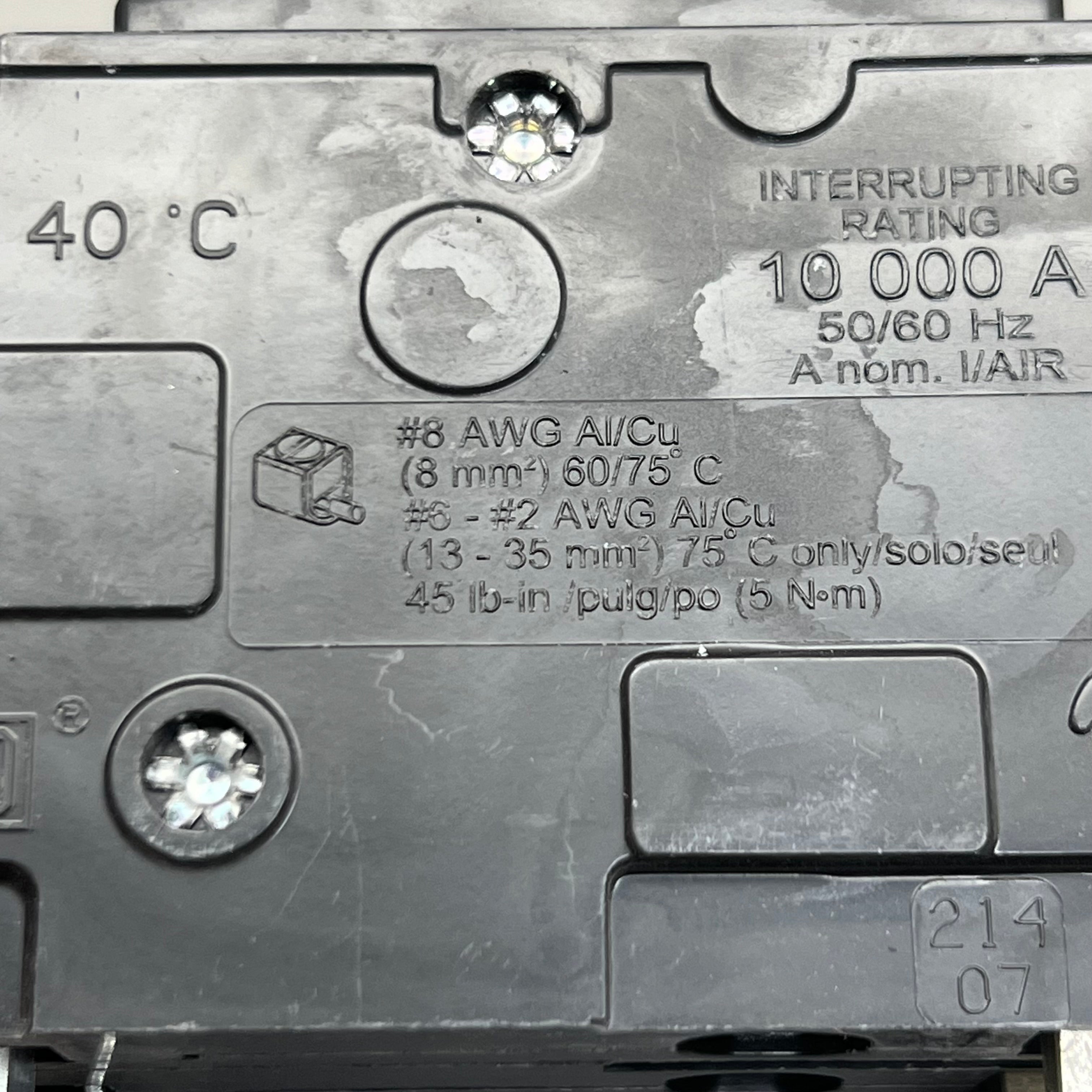 SQUARE D Plug-on Circuit Breaker 60A-120/240V QO260