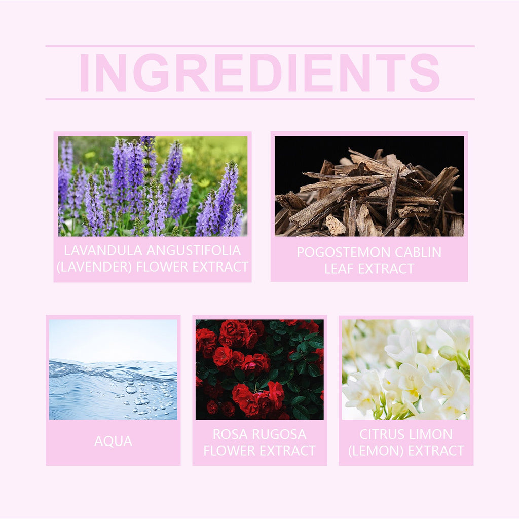 Roxelis Pink Rose Charm Perfume, Pink Rose Lasting Charm Perfume Cologne Pheromone Fragrance