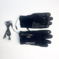 USB electric fishing gloves, 5-finger fully heated winter warm gloves, bare finger touch screen sports