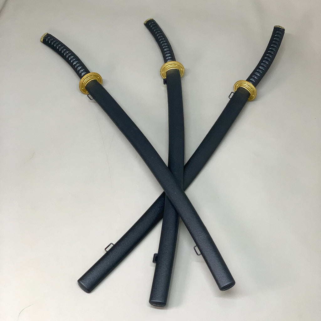 UNDERWRAPS (3 Pack) Katana Sword With Sheath Ninja Assembly 41" Length 30016