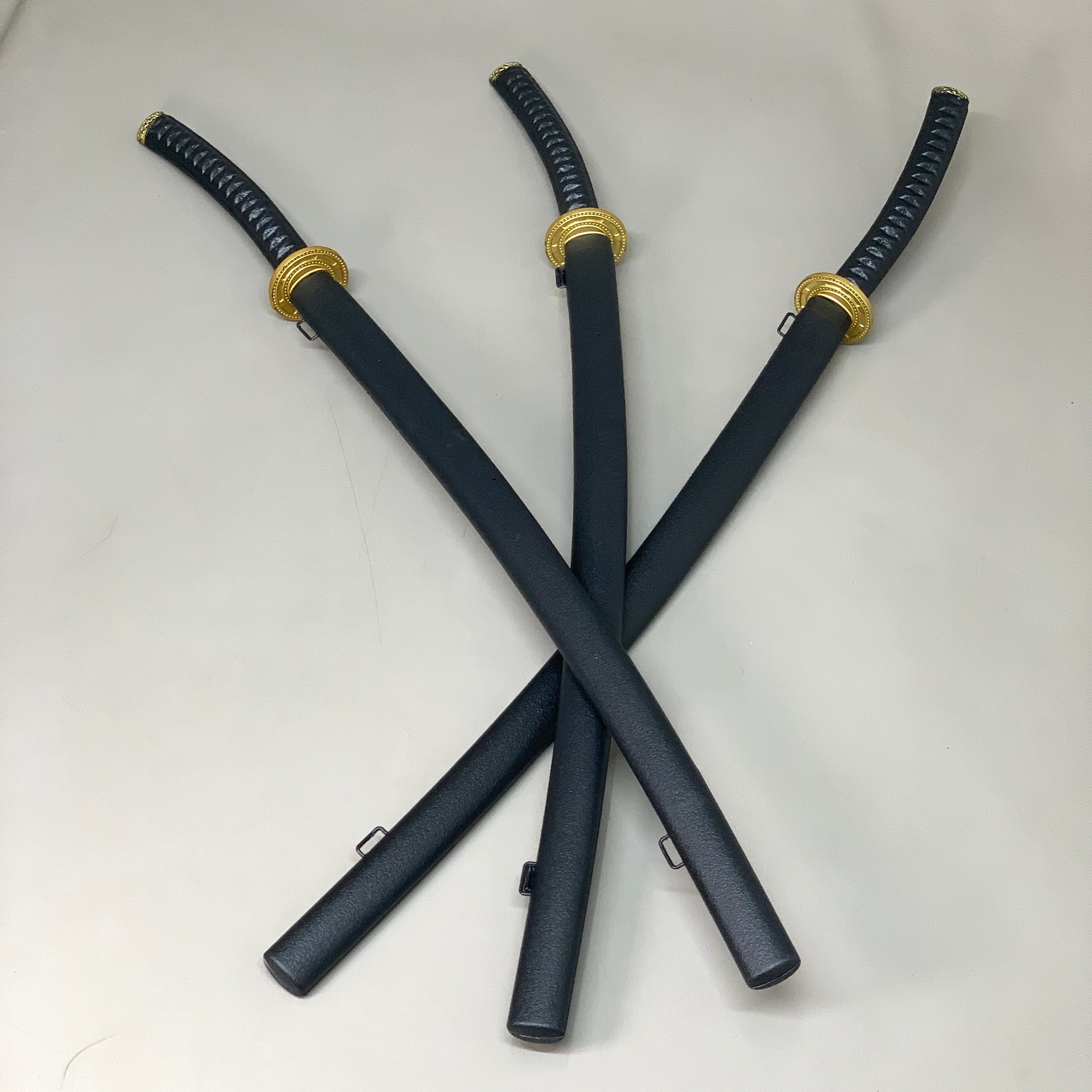 UNDERWRAPS (3 Pack) Katana Sword With Sheath Ninja Assembly 41" Length 30016
