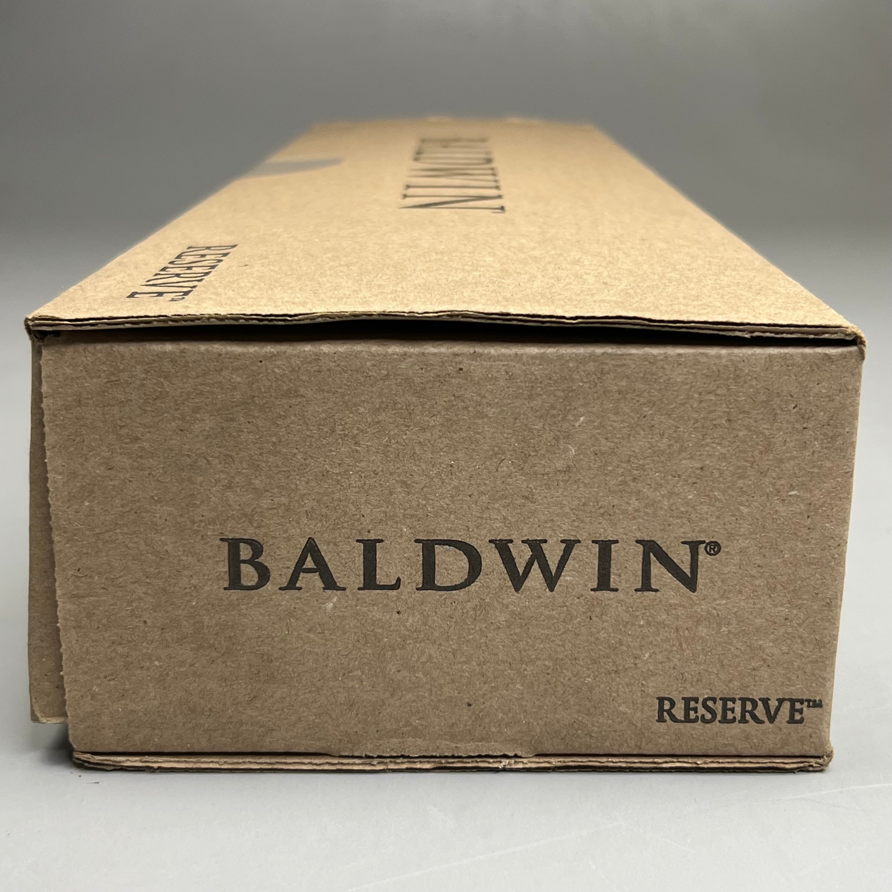 BALDWIN Seattle Egress Door Handleset Matte Black W/ Unhanded Sq Handle
