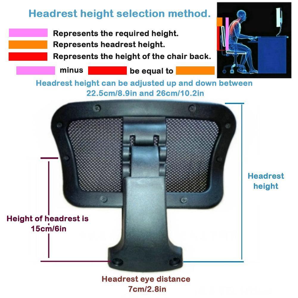 Computer Chair Headrest Office Pillow Height Adjustment Chair Back